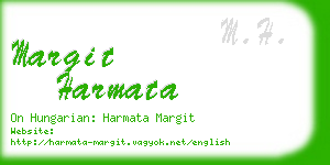 margit harmata business card